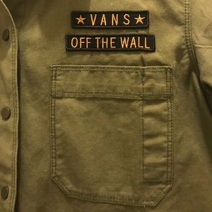 FINAL 💲 NWOT VANS military style jacket shirt 🔥